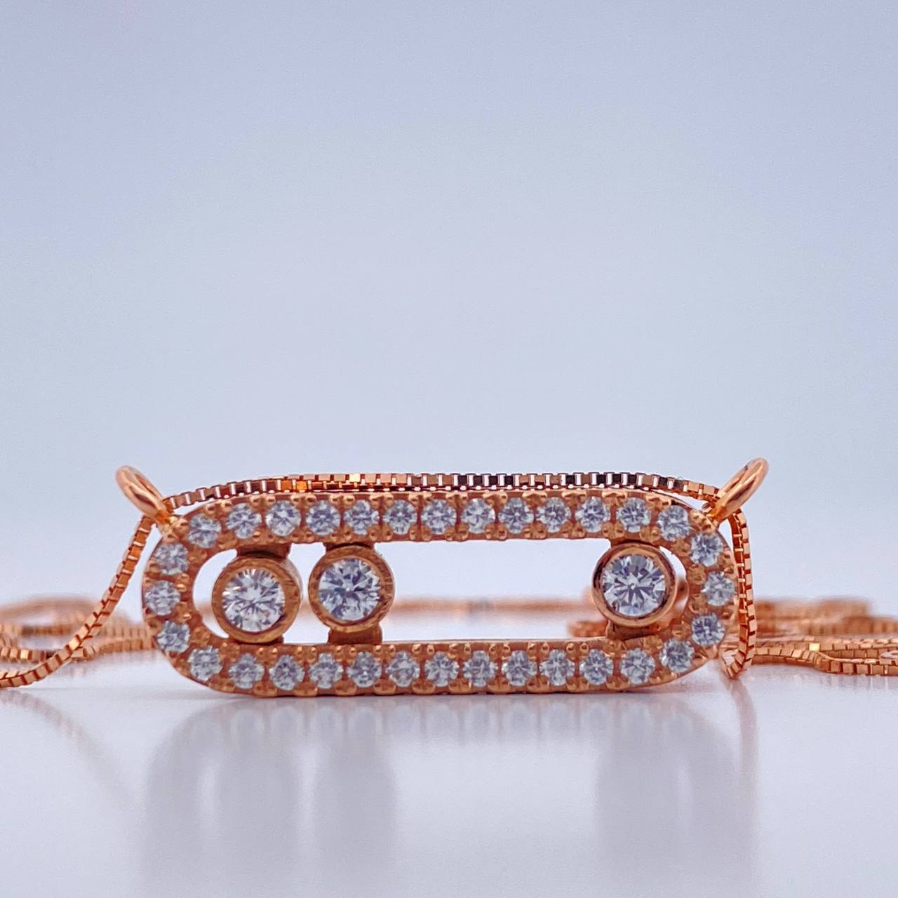Cadena Niza 4.6gr / 45.3cm / Oro Rosa +3 18K +