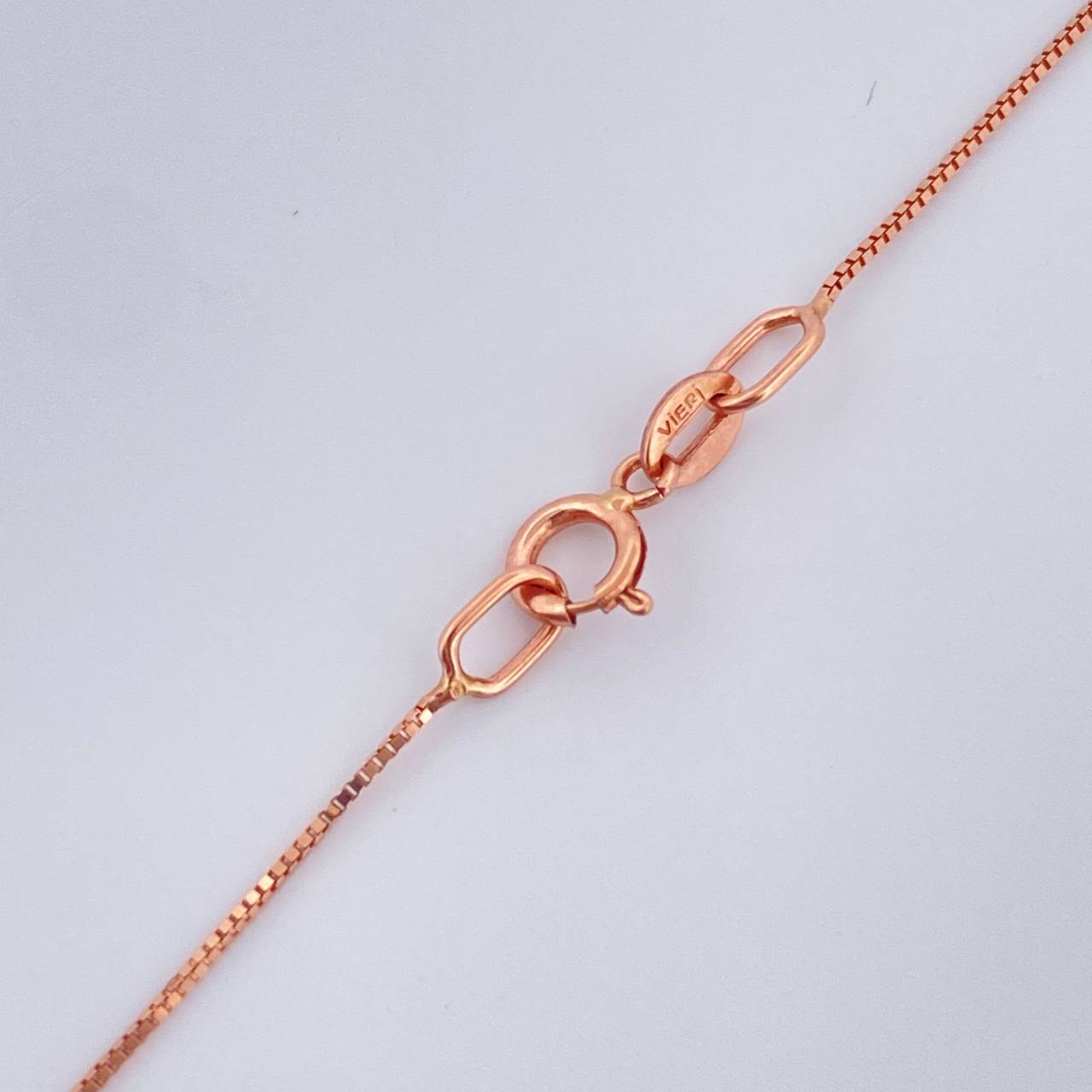 Cadena Niza 4.6gr / 45.3cm / Oro Rosa +3 18K +