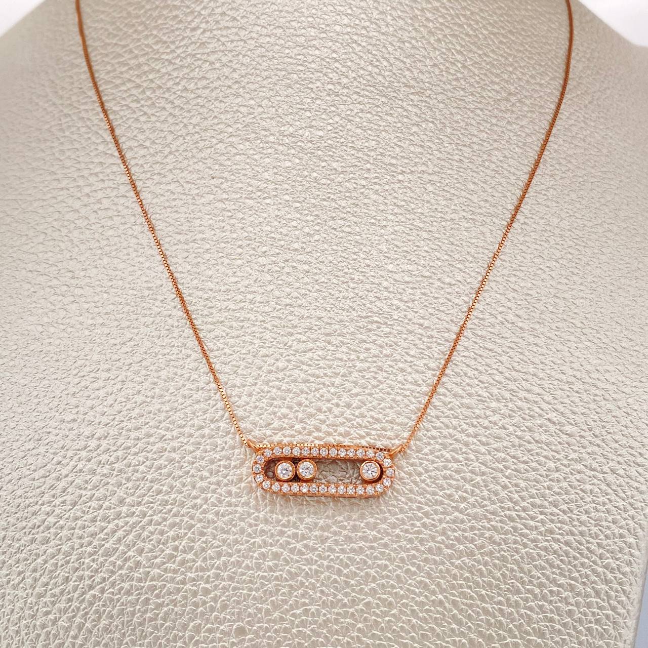 Cadena Niza 4.7gr / 45.3cm / Oro Rosa +3 18K %