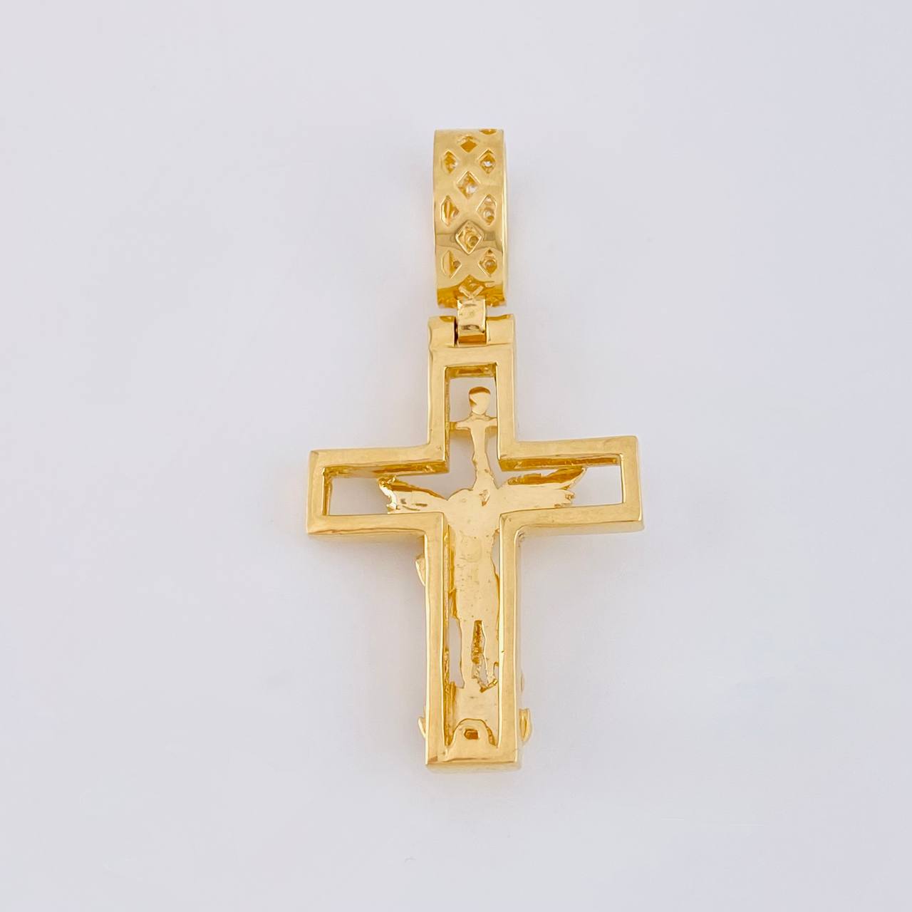 Dije Cruz San Miguel 12.1g / 5.1cm Oro Amarillo 18K