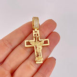 Dije Cruz San Miguel 12.1g / 5.1cm Oro Amarillo 18K