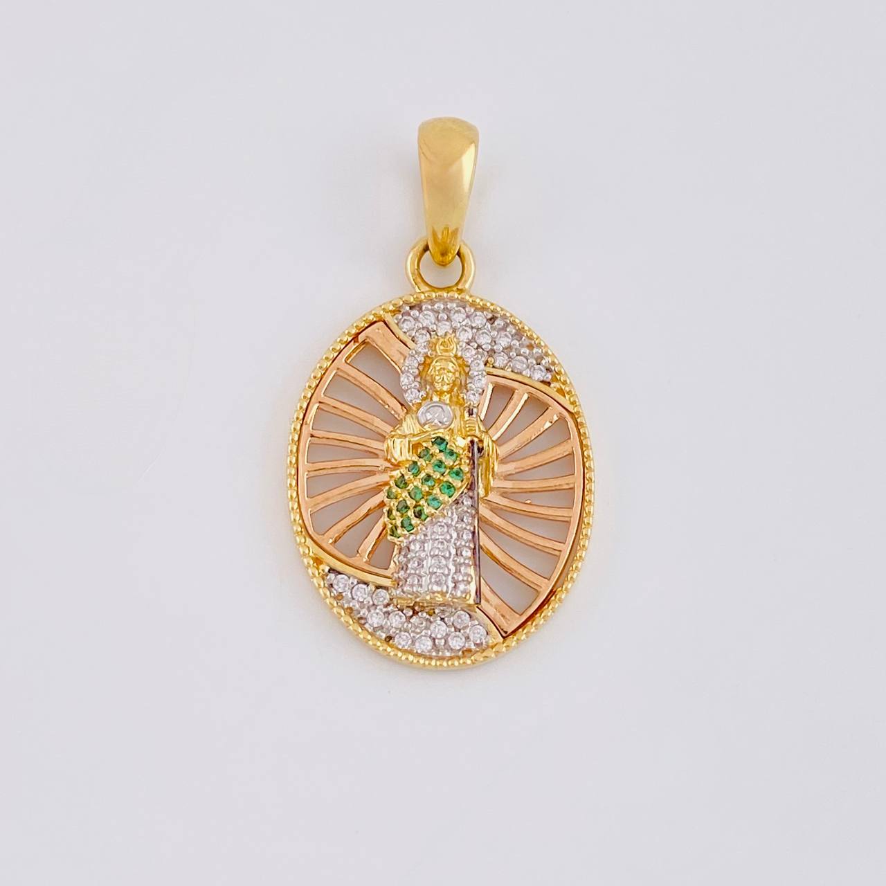 Dije San Judas 4.4g / 3.3cm Tres Oros 18K