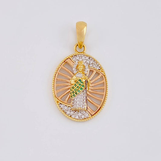 Dije San Judas 4.4g / 3.3cm Tres Oros 18K