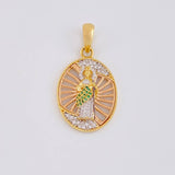 Dije San Judas 4.4g / 3.3cm Tres Oros 18K