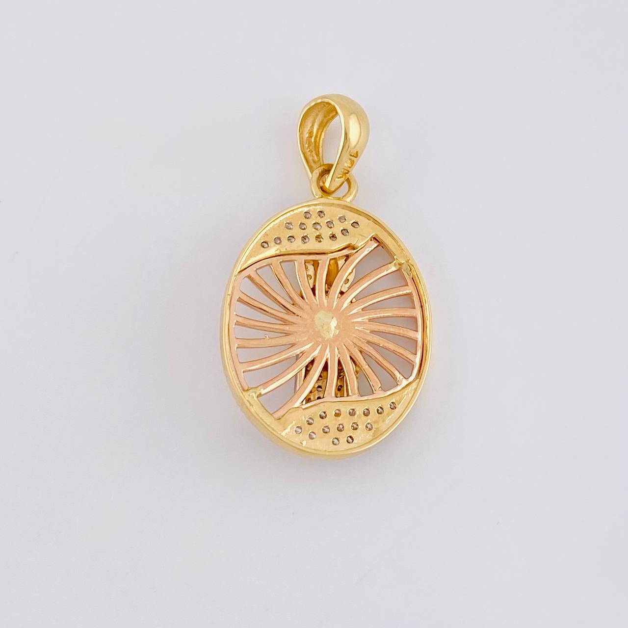 Dije San Judas 4.4g / 3.3cm Tres Oros 18K