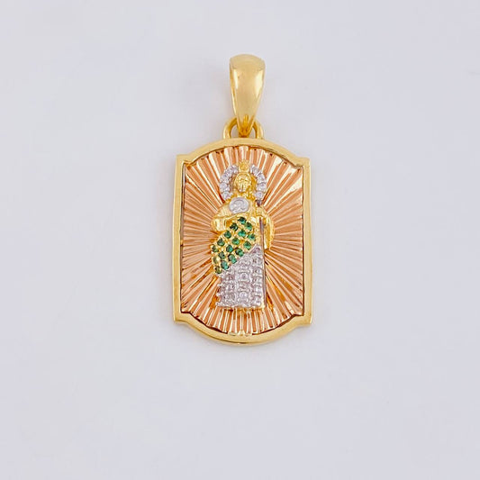 Dije Marco San Judas 4.9g / 3.2cm Tres Oros 18K