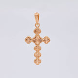 Dije Trebol Diamantado 2.65g / 3.9cm Oro Rosa 18K