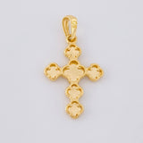 Dije Trebol Diamantado 2.45g / 3.3cm Oro Amarillo 18K