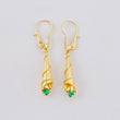 Candongas Lagrima Gota 1.4g / 3.6cm Oro Amarillo 18K