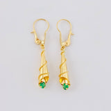 Candongas Lagrima Gota 1.45g / 3.6cm Oro Amarillo 18K