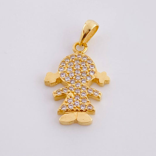 Dije Niña 2.25g / 2.6cm Oro Amarillo 18K