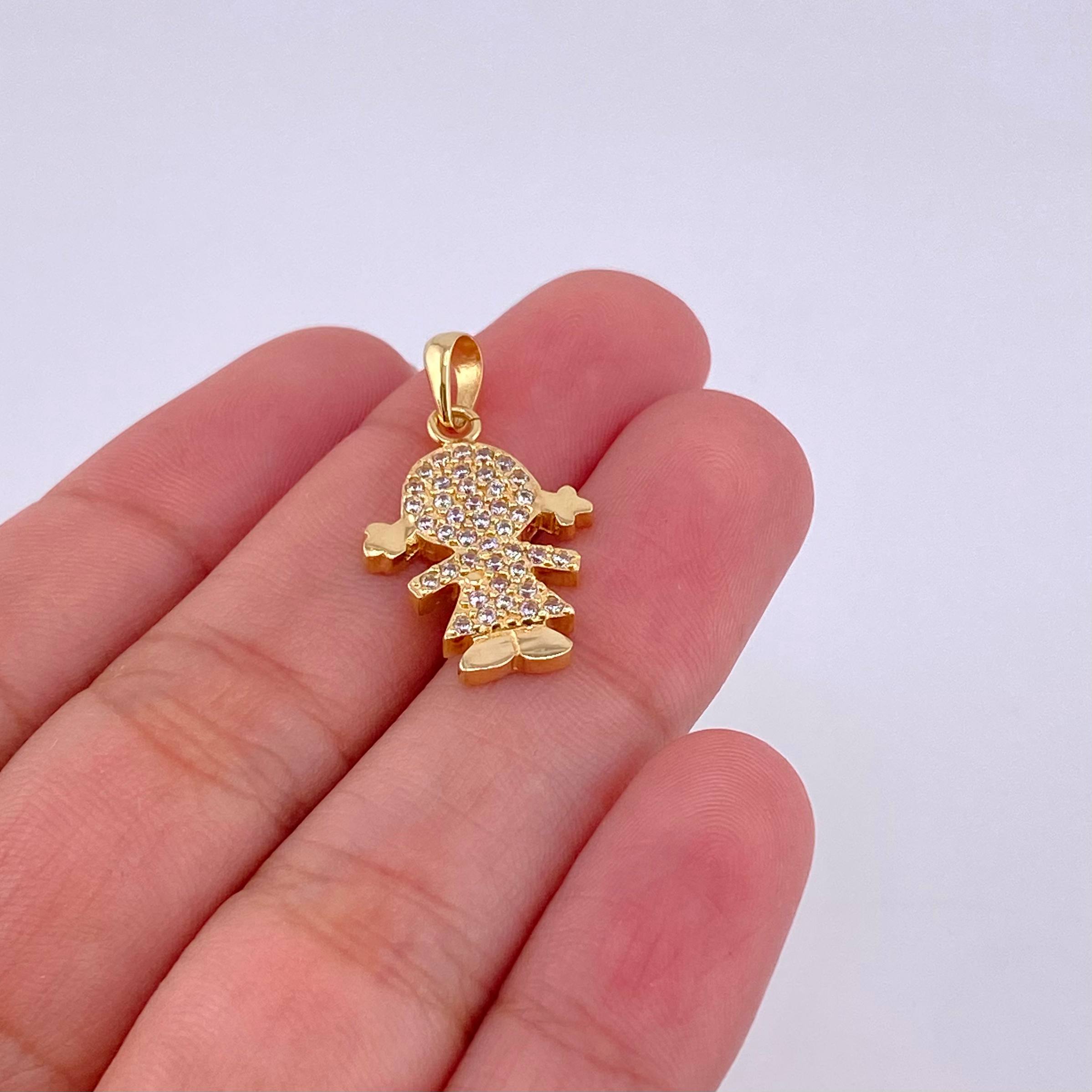 Dije Niña 2.25g / 2.6cm Oro Amarillo 18K