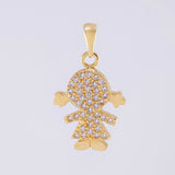 Dije Niña 2.25g / 2.6cm Oro Amarillo 18K