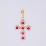 Dije Cruz Tupida 1.55g / 2.6cm Oro Amarillo 18K
