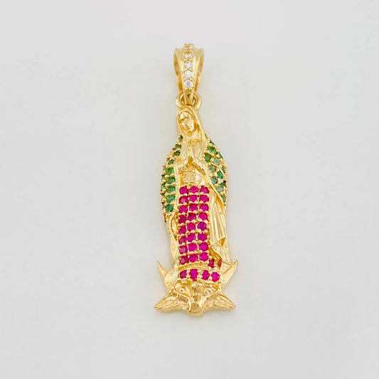 Dije Virgen de Guadalupe 3.35g / 3.04cm Oro Amarillo 18K