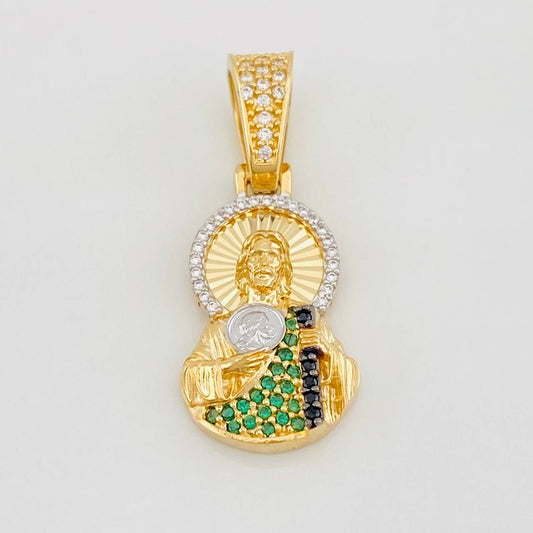 Dije San Judas Tadeo 4.1g / 3cm Tres Oros 18K