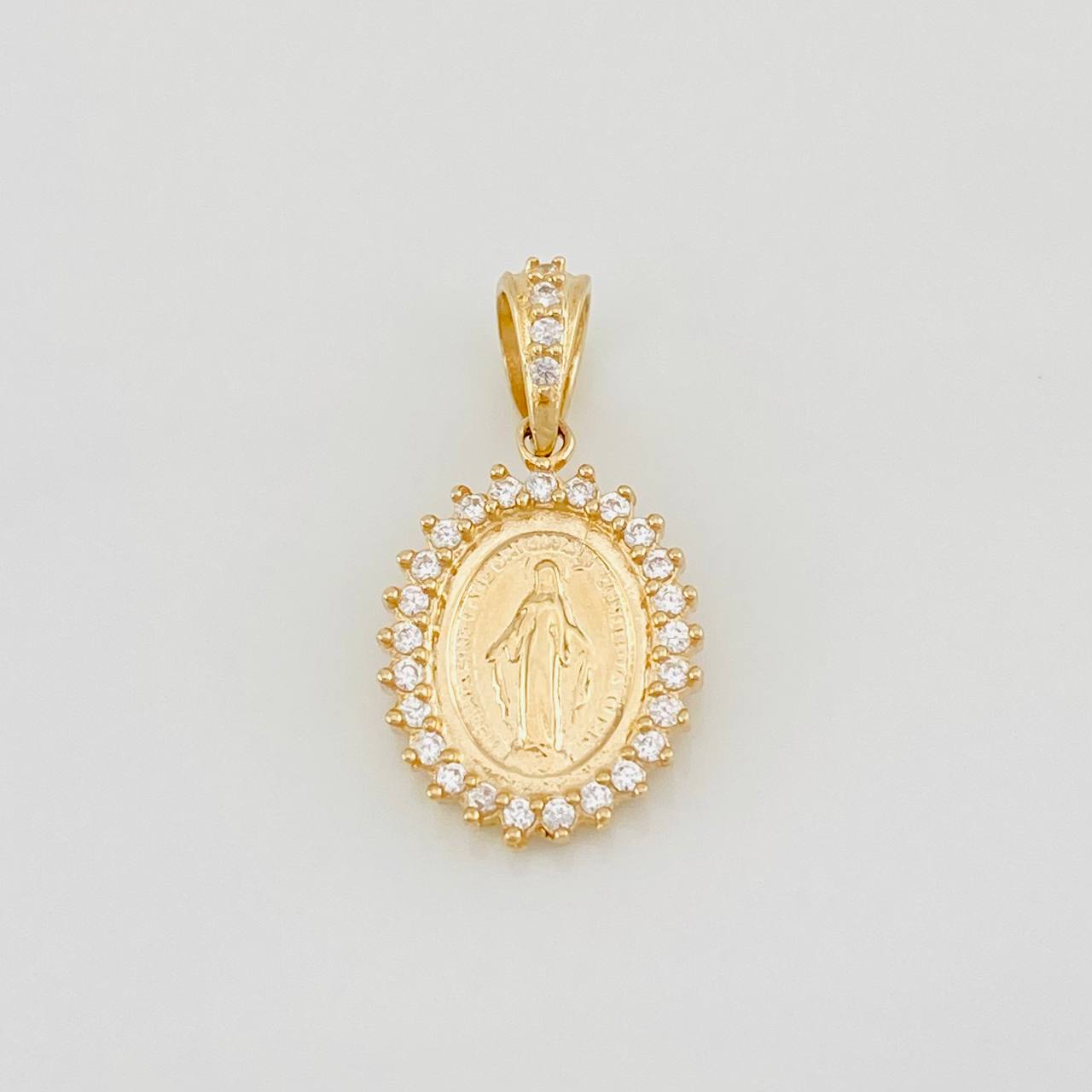 Dije Virgen Milagrosa 1.8g / 2cm Oro Amarillo 18K