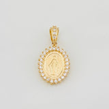 Dije Virgen Milagrosa 1.8g / 2cm Oro Amarillo 18K