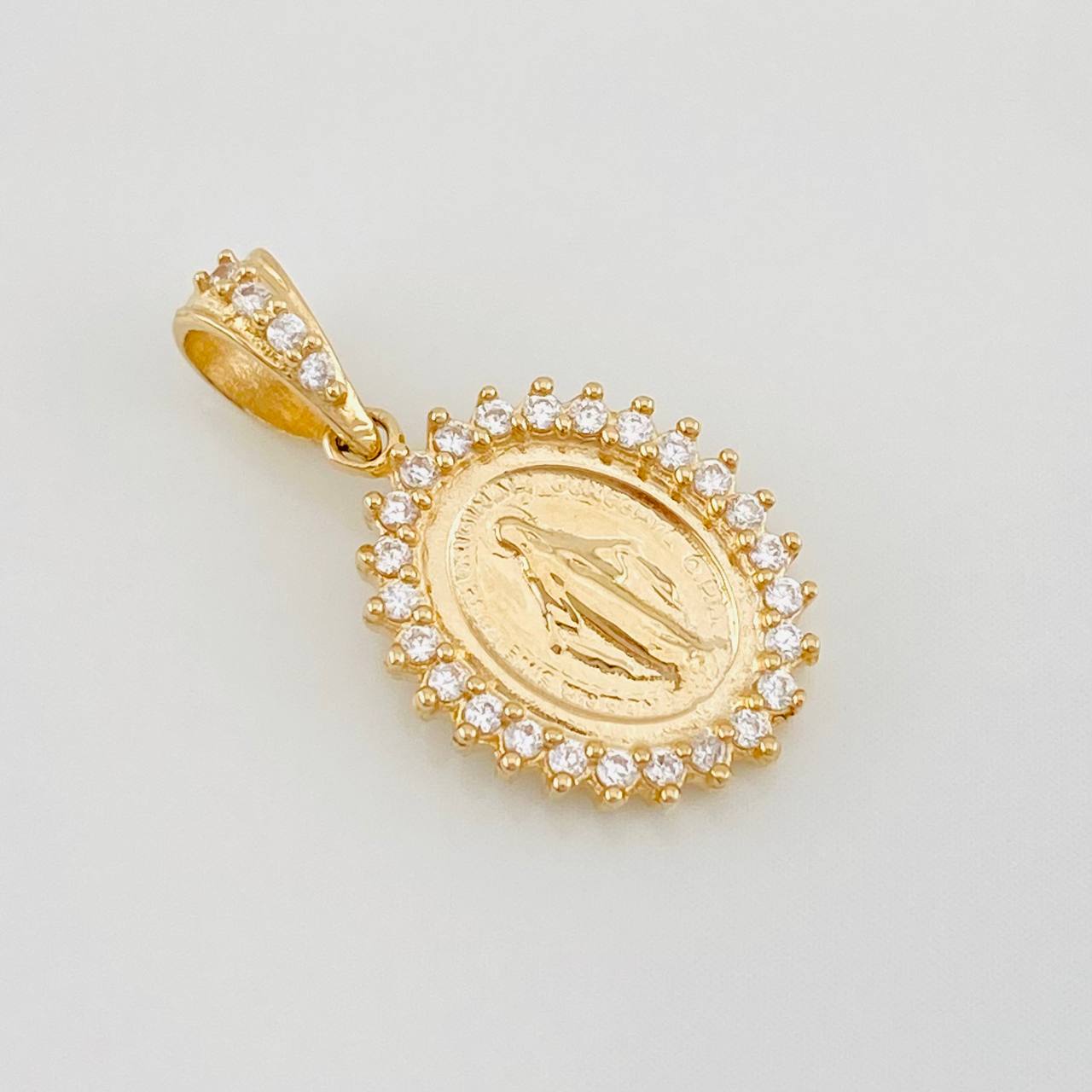 Dije Virgen Milagrosa 1.8g / 2cm Oro Amarillo 18K