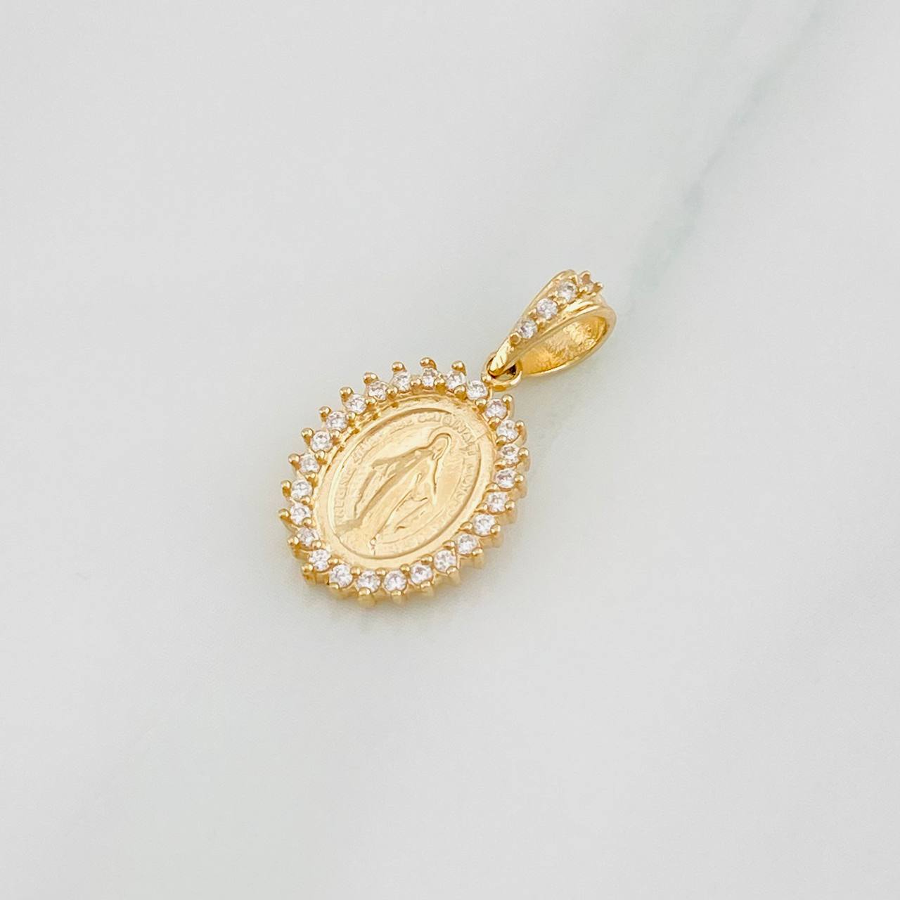 Dije Virgen Milagrosa 1.8g / 2cm Oro Amarillo 18K