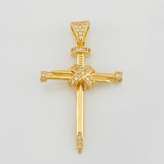 Dije Cruz Clavo 3.25g / 3.08cm Oro Amarillo 18K