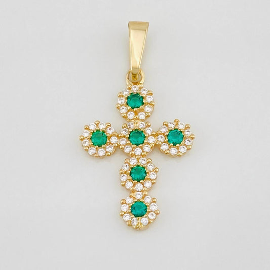 Dije Cruz Tupida 1.3g / 2.06cm Oro Amarillo 18K