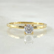 Anillo Solitario Liso  1.55gr / T6 / Oro 18K *