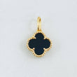 Dije Trebol Negro 1.65gr / 1.9cm / Oro Amarillo Nac.Esp. 18K *
