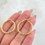 Candongas Mary 1.9gr / 2.6cm / Oro Amarillo 18K *