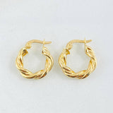 Candongas Emmi 1.3gr / 1.5cm / Oro Amarillo 18K *