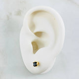 Topos Bisel Cinco Garras 0.85gr / Oro Amarillo 18K *