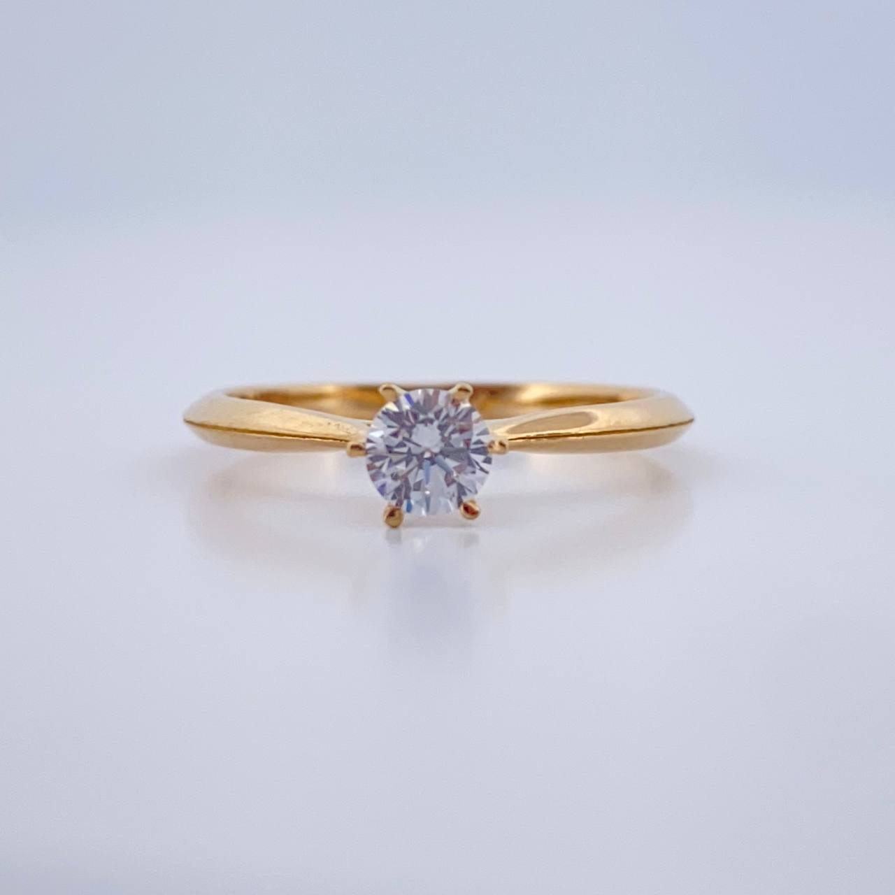 Anillo Puente 1.65gr / T4 1/2 / Oro Amarillo 18K %