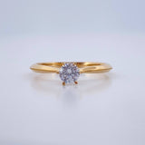 Anillo Puente 1.65gr / T4 1/2 / Oro Amarillo 18K %