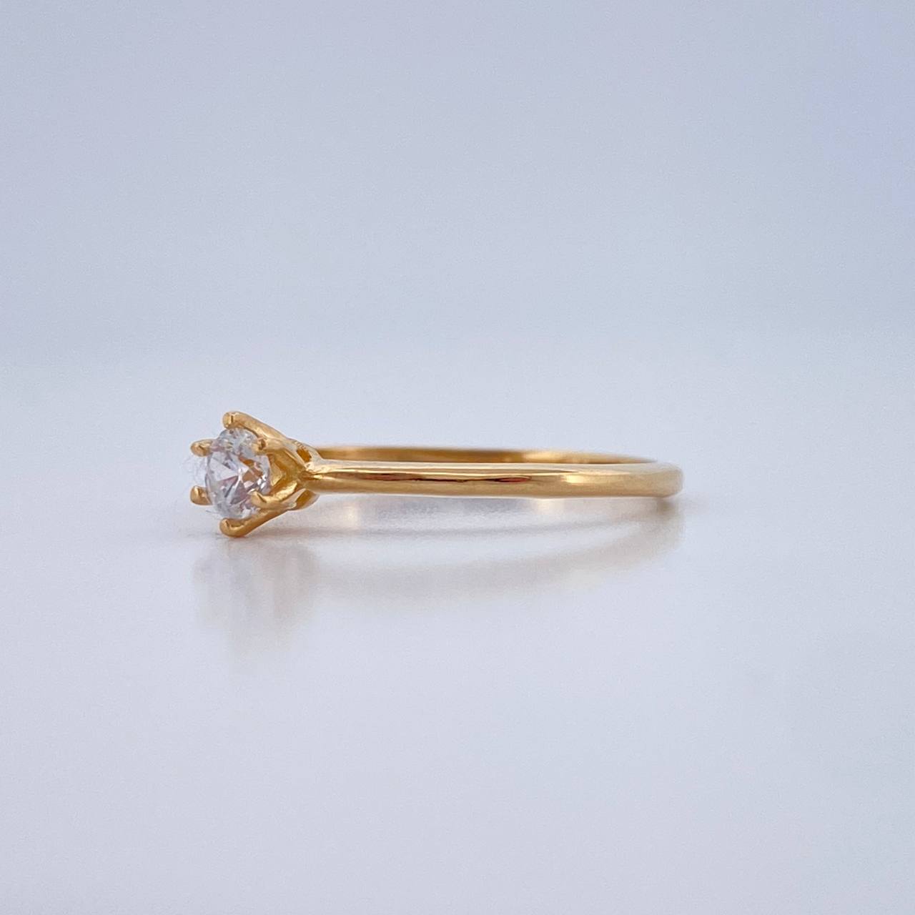 Anillo Puente 1.65gr / T4 1/2 / Oro Amarillo 18K %