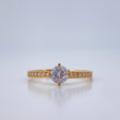 Anillo Solitario Churumbela 1.55gr / T6 1/4 / Oro Amarillo 18K %