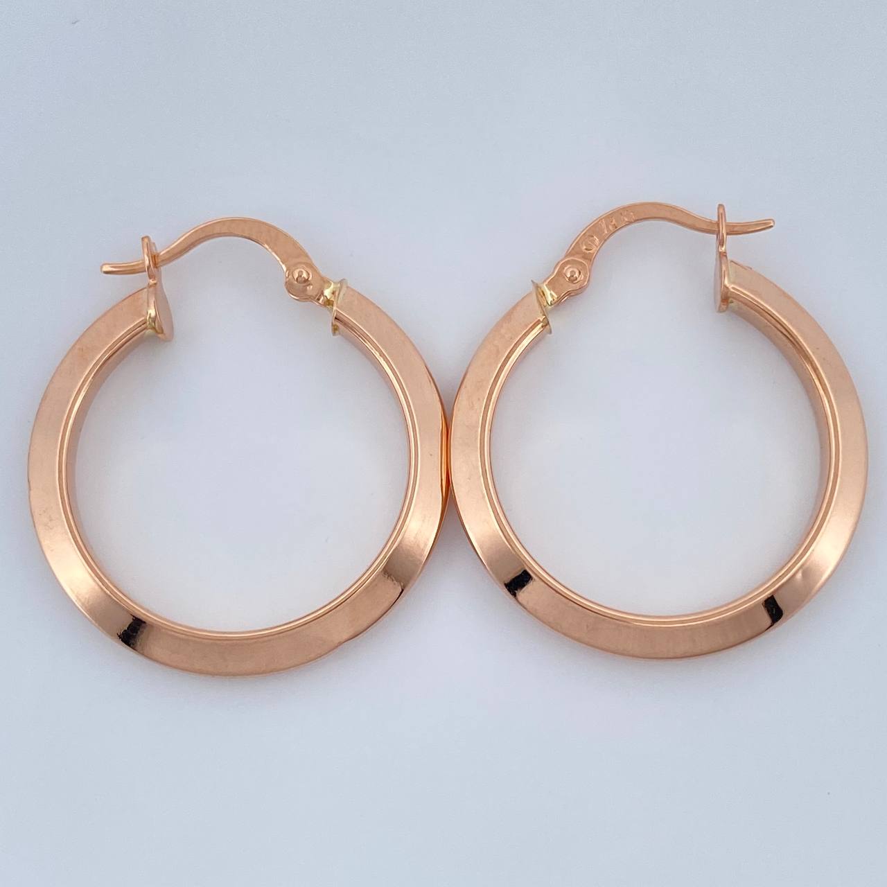 Candongas Clau 2.05gr / 2.7cm / Oro Rosa 18K %