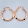 Candongas Clau 2.05gr / 2.7cm / Oro Rosa 18K %