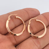 Candongas Clau 2.05gr / 2.7cm / Oro Rosa 18K %