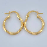Candongas Eve 1.1gr / 2cm / Oro Amarillo 18K %
