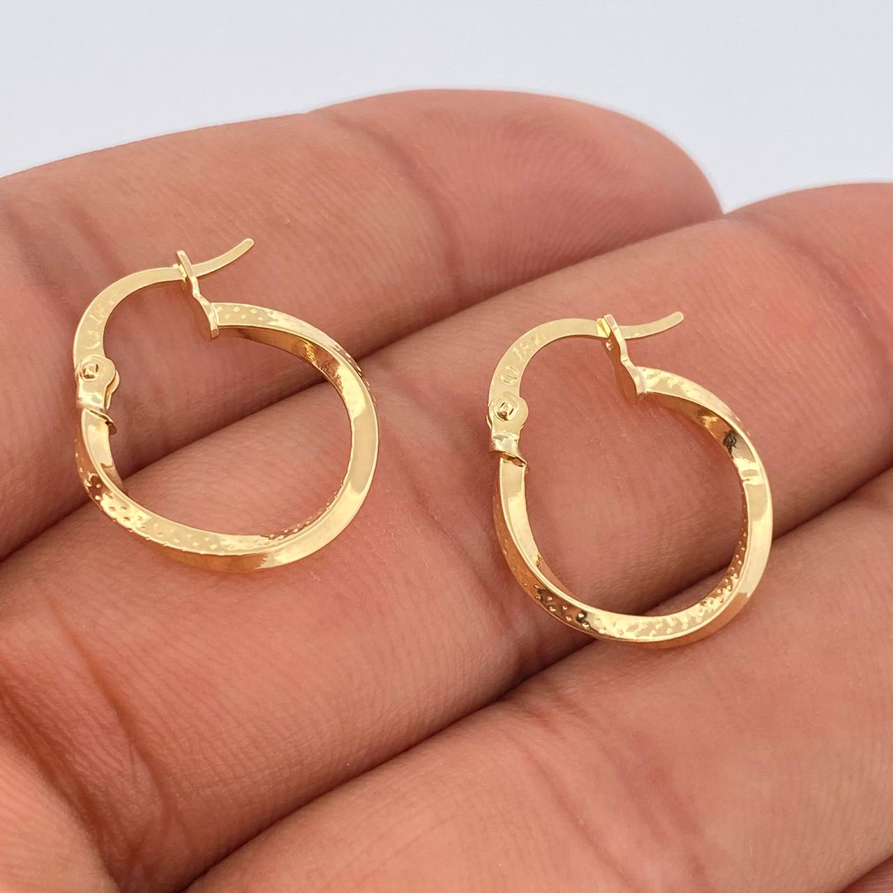 Candongas Eve 1.1gr / 2cm / Oro Amarillo 18K %