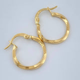 Candongas Eve 1.1gr / 2cm / Oro Amarillo 18K %