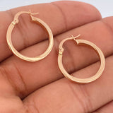 Candongas Ruka 1.55gr / 2.5cm / Oro Rosa 18K %