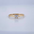 Anillo Corazon 1.3gr / T4 3/4 / Oro Amarillo 18K %