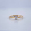 Anillo Corazon 1.3gr / T5 1/2 / Oro Amarillo 18K %