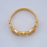 Anillo Corazones 2.55gr / T5 3/4 / Oro Amarillo 18K %