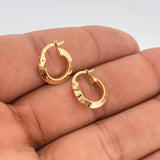 Candongas Clau 1.15gr / 1.5cm / Oro Amarillo 18K %