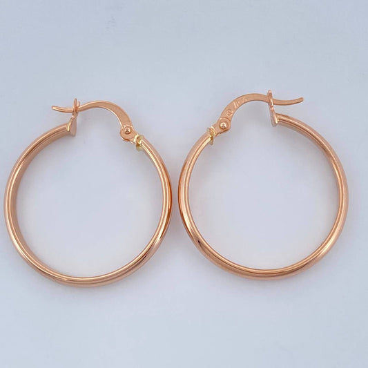Candongas Nati 1.7gr / 2.6cm / Oro Rosa 18K %