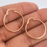 Candongas Nati 1.7gr / 2.6cm / Oro Rosa 18K %