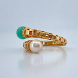 Anillo Tu y Yo 4.7gr / T6 1/4 / Oro Amarillo 18K %