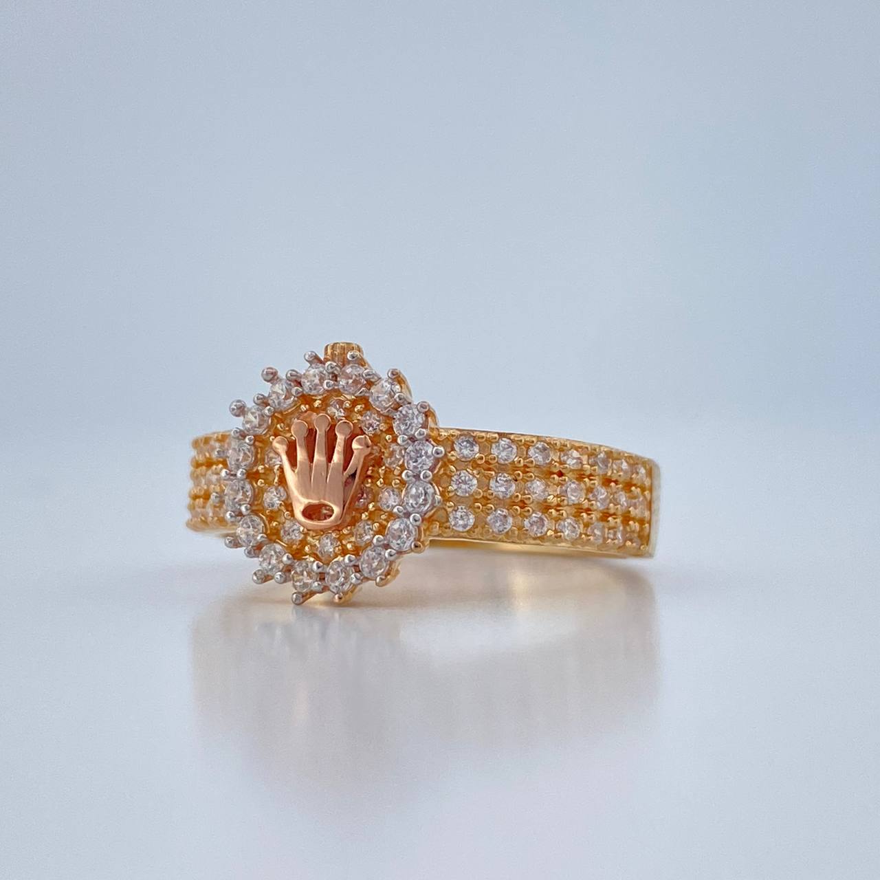 Anillo Corona 4.15gr / T6 1/4 / Oro Amarillo 18K *